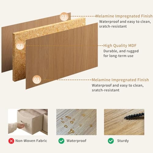 Sscaktu 8 Drawer Dresser for Bedroom, Modern Fluted Double Dresser, 55" Wide Chest of Dressers, Mid Century Wooden Beside Table for Closet, Living Room and Entryway, Natural 9