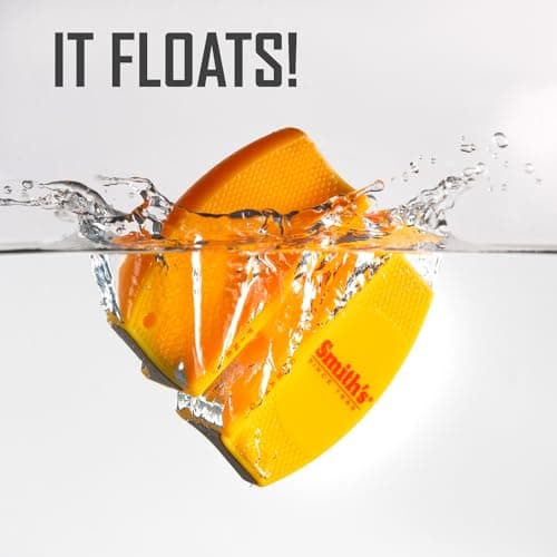 Smith's CCKS 2-Step Knife Sharpener - Yellow - 2-Step Preset Coarse & Fine Slots - Outdoor Handheld Knife Sharpener - Fishing, Hunting, Fillet, Pocket Knives - Compact Plastic Portable Keychain Tool 5