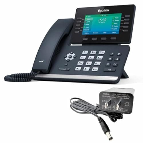 Yealink T54W IP Phone - Power Adapters Included