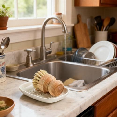 Miamolo Soap Dish Soap Holder Shower, Ceramic Soap Dishes for Bar Soap Sponge, Shower Soap Dish Soap Saver Tray for Bathroom Kitchen Sink, Easy to Clean, White 6