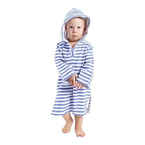 SAMMIMIS Hooded Towels for Kids - Ultra-Soft Turkish Cotton Poncho, Lightweight Wearable Towel - Cozy Beach Poncho & Kids Swim Cover Up for Bath, Pool & Home - XS (6 Months - 2 Years)