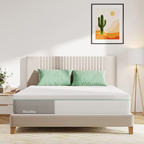 Novilla Full Size Matterss, 12 Inch Gel Memory Foam Full Mattress for Cooling Sleep & Pressure Relief, Medium Soft with Motion Isolation, Matrress in a Box
