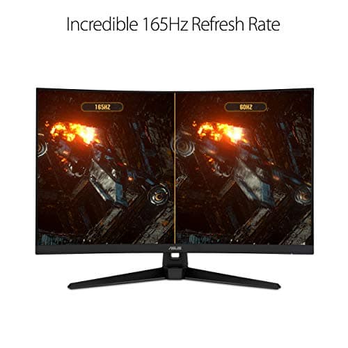ASUS TUF 32 Inch Curved Gaming Monitor - QHD (2560 x 1440), 165Hz (Supports 144Hz), 1ms, Extreme Low Motion Blur, Speaker, FreeSync Premium, VESA Mountable, DisplayPort, HDMI - VG32VQ1B 5