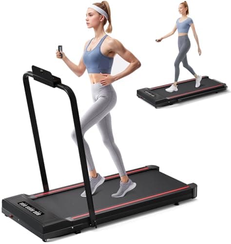 Sperax Treadmill-Under Desk Treadmill-Walking Pad-2 in 1 Folding Treadmill-2.5HP Treadmill-Black