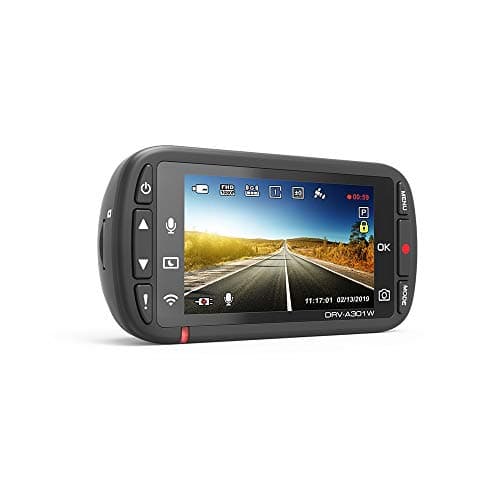 Kenwood DRV-A301W HD Car Dash cam with 2.7" Display, Parking Mode Recording | Built-in GPS | Wireless Link