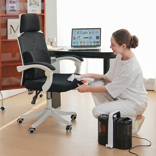 Carpet & Upholstery Spot Cleaner, High-Power 18KPa Suction Shampooer for Pet Stains, Furniture, Couch, Stairs & Auto Interiors, Portable Design with Dual Brush Tools and Large Water Tanks 9