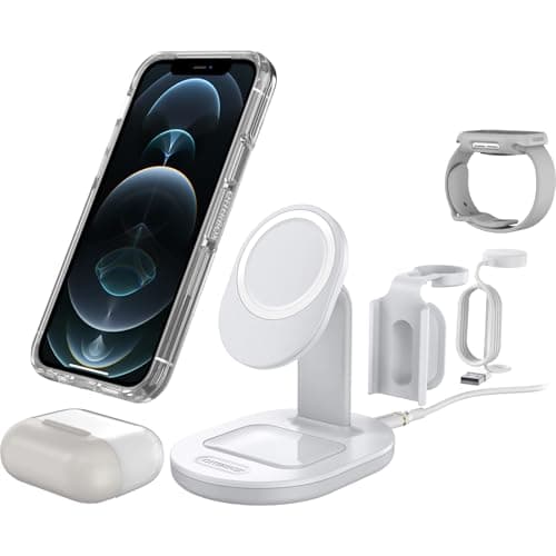 OtterBox 3-in-1 Wireless Charging Station for MagSafe - White 6