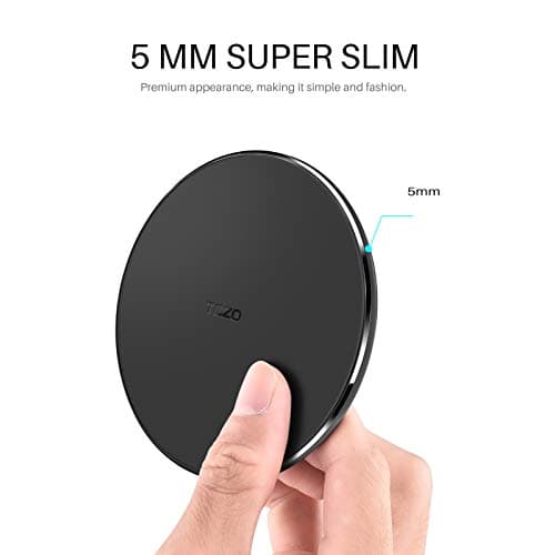 TOZO 2024 Upgraded Wireless Charger 15W Max Fast Wireless Charging Pad Compatible with iPhone 16/16 Plus/16 Pro Max /15/14/13/SE/12 Series, Samsung Galaxy S24/S23/S22 Series (No AC Adapter) 5