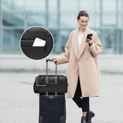 Garment Bags for Travel,45L Carry on Convertible Garment Duffle bag for Men Women - 3 in 1 Hanging Suit Travel Bag with Shoulder Strap 7