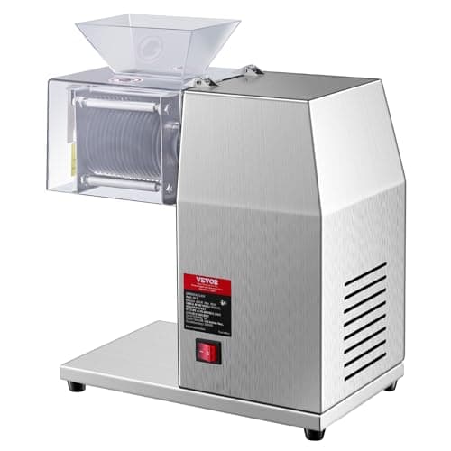 VEVOR 850W Meat Slicer, Commercial Meat Cutting Machine, Stainless Steel, 5 mm Thickness, Detachable Blades, Electric Food Slicer for Home Kitchen Restaurant Supermarket 9