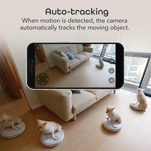 Geeni Sentinel 1080p Security Camera, 24/7 Live Streaming, Pan/Tilt/Zoom, Motion Detection, Night Vision, Two-Way Audio, Alexa & Google Assistant 7