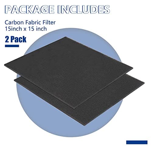 Wintcomfort Cut to Fit Foam Pad Pre Filter, Air Purifiers Filter Replacement, Compatible with Most Air Conditioner, Trash Cans, Dehumidifier, 15 x 15 inch, 2 Pack 7