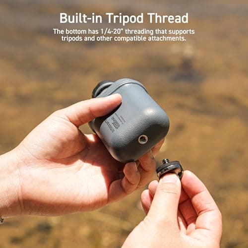 NESTOUT Rugged Portable Charger, 5000mAh Outdoor Battery Power Bank, 15W USB C Fast Charging, Waterproof IP67, Durable Shockproof, Tactical Battery Pack for Phone Military EDC Hiking Camping (Beige) 7