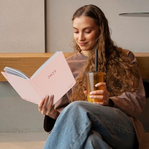 2025 Planner, 2025 Daily Weekly and Monthly Planner, Academic Planner with Monthly Tabs, from Jan 2025 - Dec 2025, A5(5.8"×8.5"), Hardcover,(Rose Gold) 6