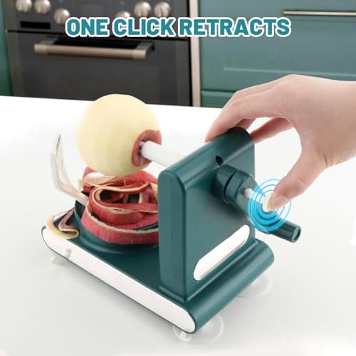 Gitohoni Peeler Slicer Corer, Multi Fruit Peeler with Fruit Divider Set, Upgrade Hand Peeler Machine with Two Blades for 6