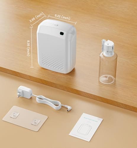 Waterless Essential Oil Diffuser 3000 Sq.Ft Coverage for Large Home Hotel Office, 400ml Cold Air Scent Machine for Aromathrapy, Bluetooth App Control, No-Noise Aroma Diffuser On Wall Gift for Her 7