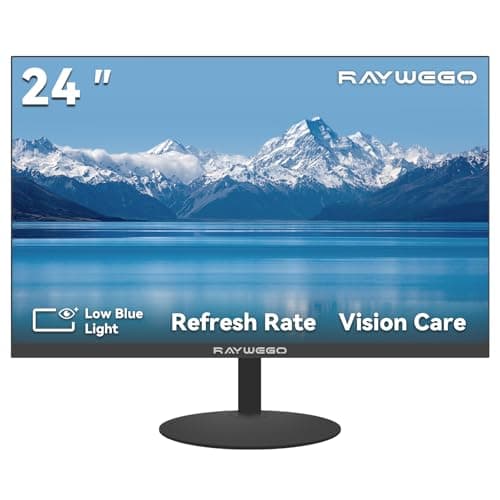24-inch Flat Gaming Computer Monitor IPS FHD(1920×1080P), 99% sRGB,1ms Response Time, 250cd/m²,AMD Freesync, Crosshair & Eye-Care Tech,Low Blue Light,HDMI×2,Supports Wall-Mounted
