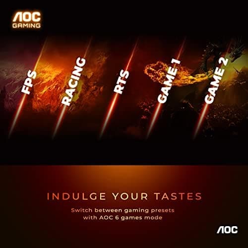 AOC C32G2 32" Curved Frameless Gaming Monitor FHD, 1500R VA, 1ms, 165Hz, FreeSync, Height adjustable, 3-Year Zero Dead Pixel Policy, Black 8