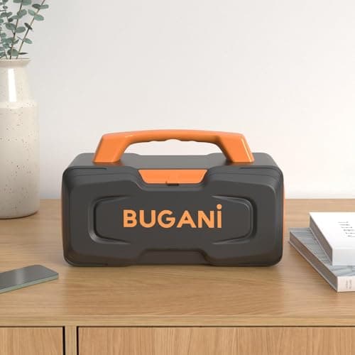 BUGANI Bluetooth Speaker, 80W Powerful Portable Wireless Speaker IPX7 Waterproof, Outdoor Loud Speakers with Handle 24H Playtime, Support Microphone AUX USB Suitable for Party, Pool, Singing 7