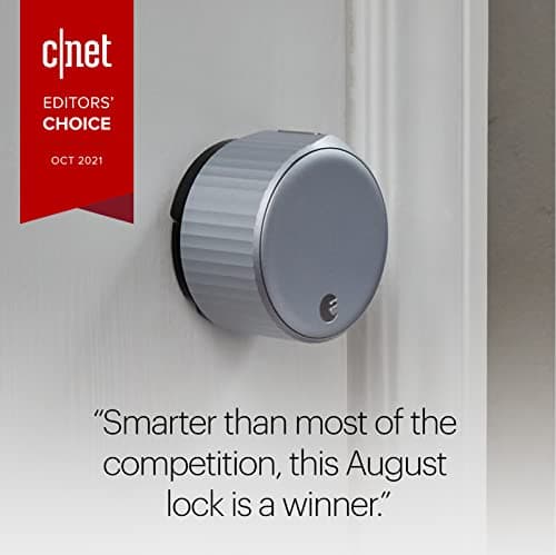 August Home, Silver Wi-Fi Connected Smart Keyless Entry Door Lock, Electronic Door Lock Fits Your Existing Deadbolt in Minutes, ‎ ‎AUG-SL05-M01-S01 12