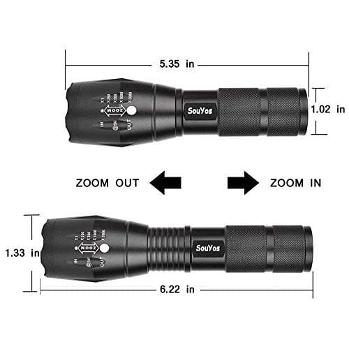 IR Illuminator LED 850nm Infrared Flashlight, Adjustable Focus Night Vision Torch Light for Hunting Varmint Coyote Hog Fox 2
