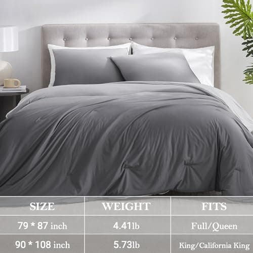 Marchpower Cooling Blanket King Size for Hot Sleepers, Lightweight Gradient Comforter with Q-Max >0.5, Silky Soft Summer Cooling Quilt 8