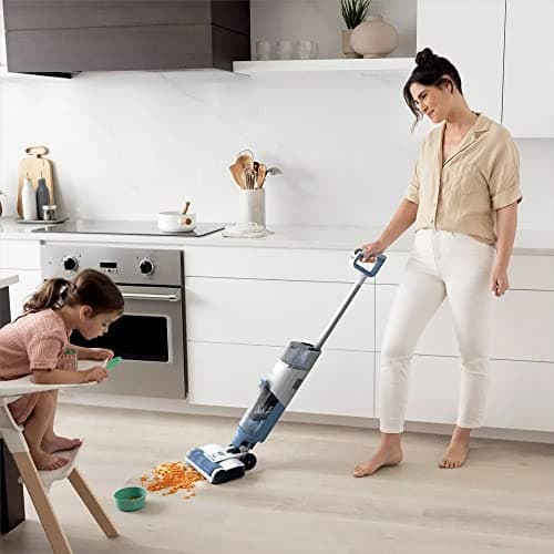 Shark WD201 HydroVac 120 Volt Cordless Pro XL Vacuum with Mop, Extra Large Clean Tank, and Brushroll for Hardwood (Certified Refurbished) 6