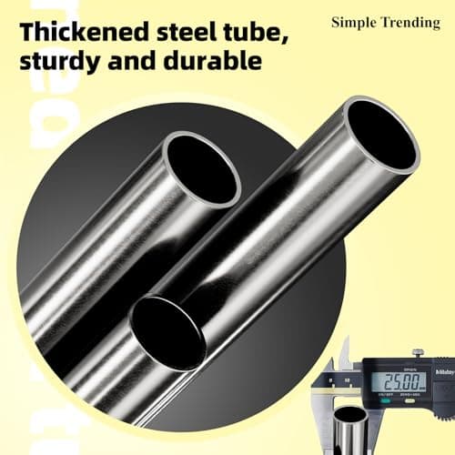 Simple Trending Heavy Duty Clothing Clothes Rack with Wheels for Hanging, Metal Rolling Garment Rack Organizer Load 500 LBS, Chrome 6