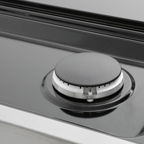 DUURA Elite Gas Range with 4 Burner Cooktop Freestanding with Porcelain Convection Oven and Broil Function, Continuous Grates with Stainless Steel Construction, 30-Inch, Metallic 7