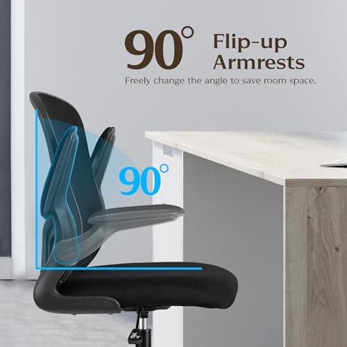 FelixKing Drafting Chair, Tall Office Chairs with Footrest Ring, Home Standing Desk High Chair with Lumbar Support Adjustable Counter Height Ergonomic Swviel Rolling Chairs for Working (Black) 6