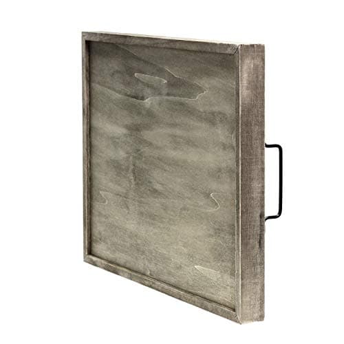 Elegant Designs HG2000-RGH Decorative Wood Serving Tray w/Handles, 15.50" x 12", Home 9