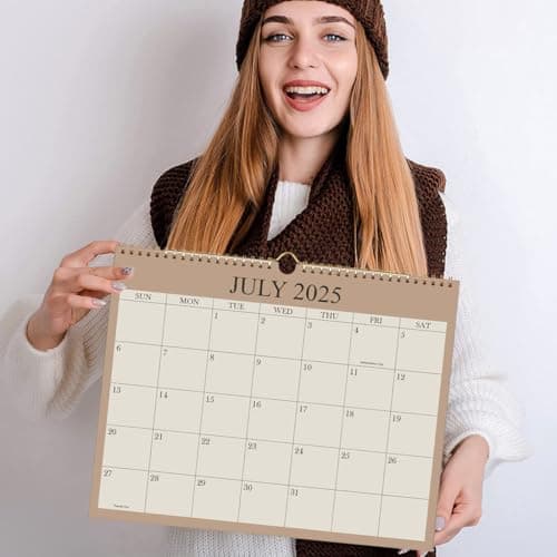 Calendar 2026-12 Months Wall Calendar from January 2026 to December 2026, 2026 Wall Hanging Calendar Planner with Thick Paper, 8.5" x 11", Beige 7