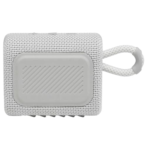 JBL Go 3 - Portable Mini Bluetooth Speaker, big audio and punchy bass, IP67 waterproof and dustproof, 5 hours of playtime, speaker for home, outdoor and travel (White) 8