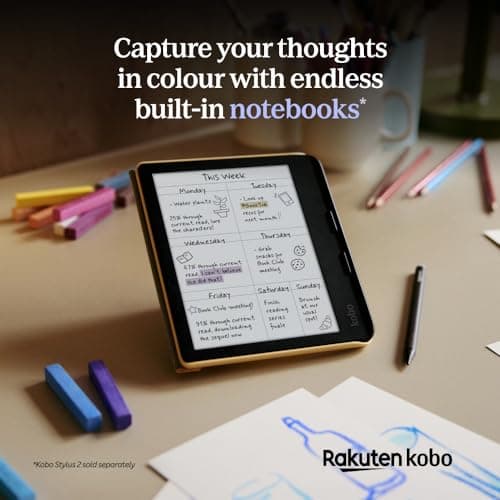 Kobo Libra Colour | eReader | 7" Glare-Free Colour E Ink Kaleido 3 Display | Dark Mode Option | Audiobooks | Waterproof 6