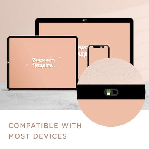 MESMOS 6pk Laptop Camera Cover Slide Cute, Laptop Accessories, Phone & Computer Camera Webcam Cover Slide, Web Cam Privacy Blocker (Small) 5