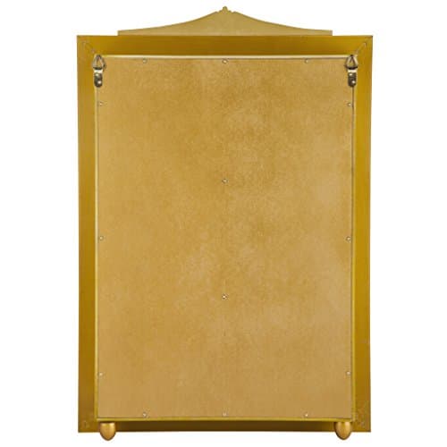 Design Toscano Eggs of The Tsar Wall Curio Display Cabinet, 18 Inch, Gold 6