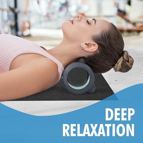 Lumia Wellness Massage Neck Roller - 4”, Neck & Headache Relief, Muscle Release Tool, Knots & Tension Relief, 500lbs Capacity 7