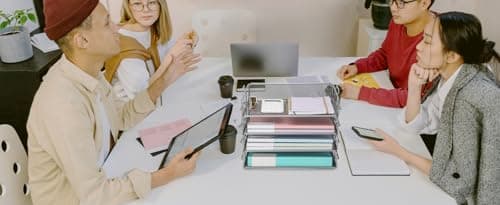 Exerz Letter Trays 4pcs Black Paper Sorters Stackable, 4 Tiers File Trays, Desk Organizer - Metal 9