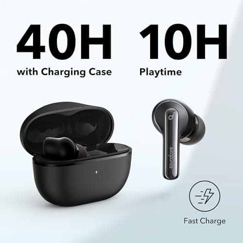 Soundcore Life P3i Hybrid Active Noise Cancelling Bluetooth Wireless Earbuds Black 7