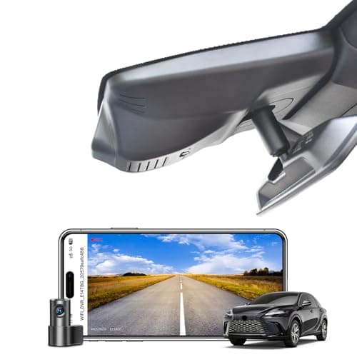 Front 4K & Rear 1080p Dash Cam Custom Custom for Lexus RX 2023 2024 2025 2026(Model C),RX 350 350h 450h 500h Premium Luxury F Sport etc,OEM Look,UHD 2160P Video,Parking Mode,WiFi & App,128GB Card