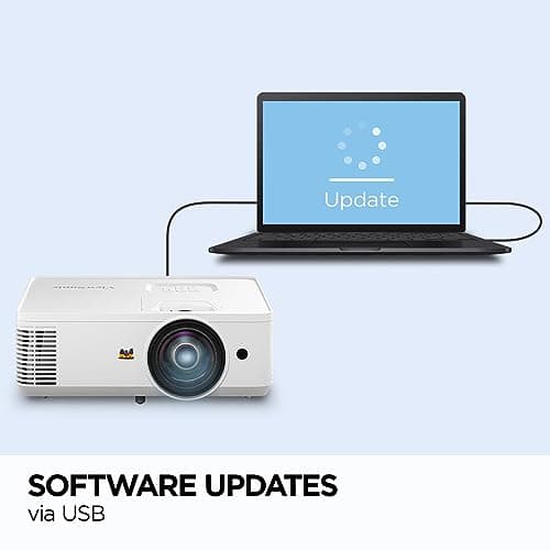 ViewSonic PS502W 4000 Lumens WXGA Short Throw Projector with HDMI and USB Type A Connectivity for Business and Education (Renewed)) 5