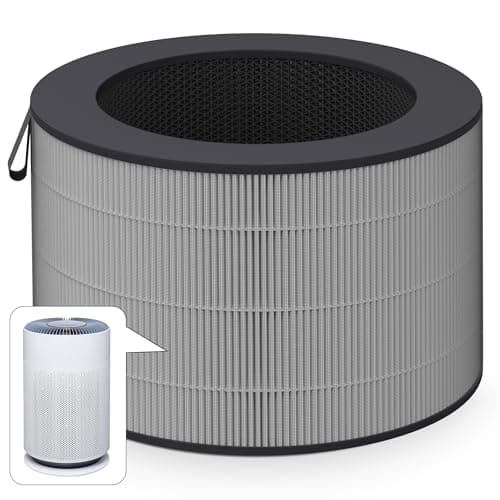 PuriCare 360 Filter Compatible with LG PuriCare 360 Purifiers, Model AS601HBB0, H13 HEPA ＆ Activated carbon Filter, 1 Pack