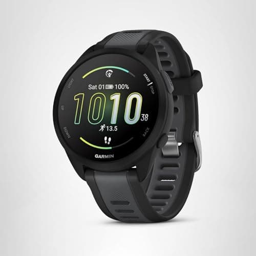 Garmin Forerunner 165, Running Smartwatch, Colorful AMOLED Display, Training Metrics and Recovery Insights, Black 7