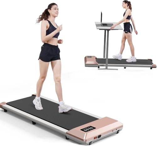 MJWW Walking Pad, 3 in 1 Portable Treadmill 2.5 HP Quiet Walking Jogging Machine with Remote Control LED Display, Under Desk Treadmill for Office Home Use, 300 Lbs Capacity