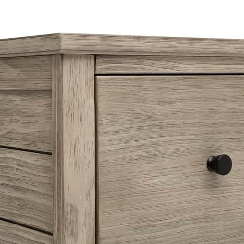 Simmons Kids Monterey 4 Drawer Dresser with Changing Top and Interlocking Drawers, Rustic White 14