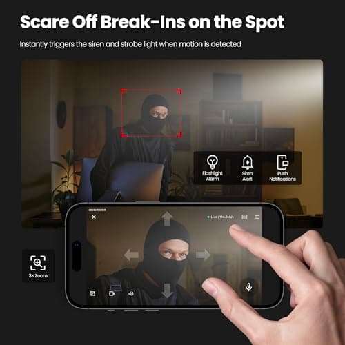 Kiwibit 2K Security Camera Indoor/Outdoor, Magnetic Wired Cameras for Home Security, Pet Camera, Baby Monitor, AI Detection, Color Night Vision, 2.4GHz WiFi, SD & Cloud Storage, Works with Alexa 8
