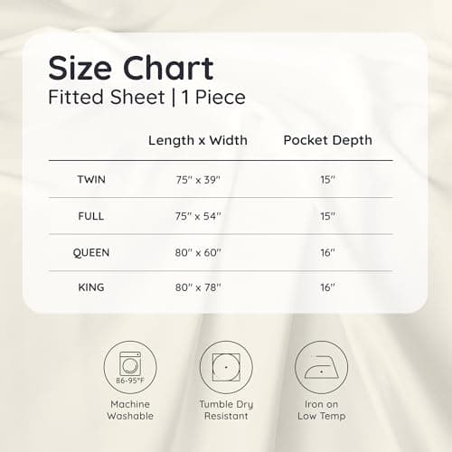 Bambaw 100% Viscose Derived from Bamboo Fitted Sheets King Size, Cooling Fitted Sheets King Size, 16’’ Deep Pocket King Size Fitted Sheet Only, Breathable King Size Bottom Fitted Sheet Only (Charcoal) 8
