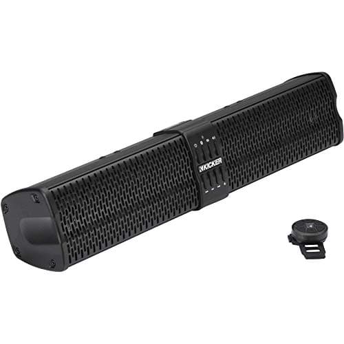 Kicker 47KPB1 PowerBar KPB1 20-inch Bluetooth Powered UTV Soundbar, Black Weather-Proof Enclosure
