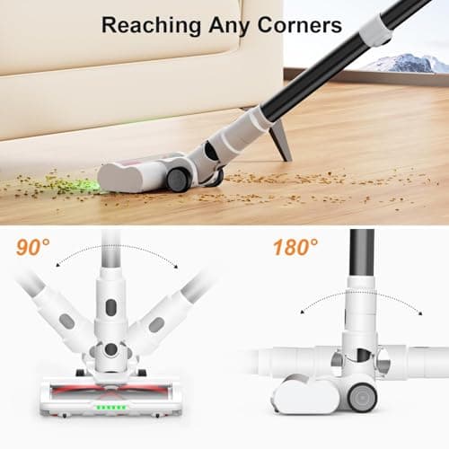 Maircle Cordless Vacuum Cleaner, Stick Vacuum Cleaner with Brushless Motor Powerful Suction 55min Runtime for Carpet Pet Hair 6