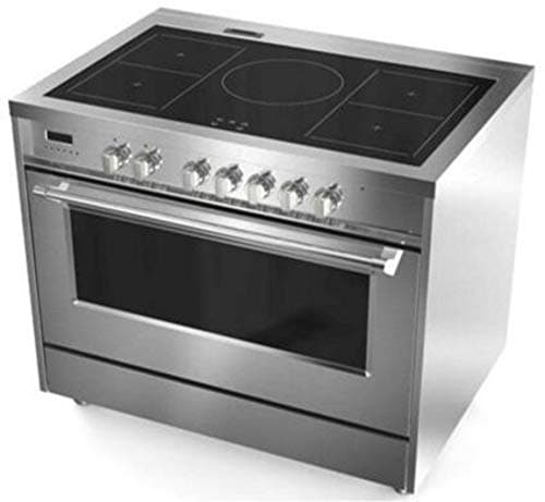 Verona Designer Series VDFSIE365SS 36 Inch 5 cu.ft Induction Range Oven Freestanding, 5 Elements Smoothtop Cooktop, Convection Stainless Steel 9